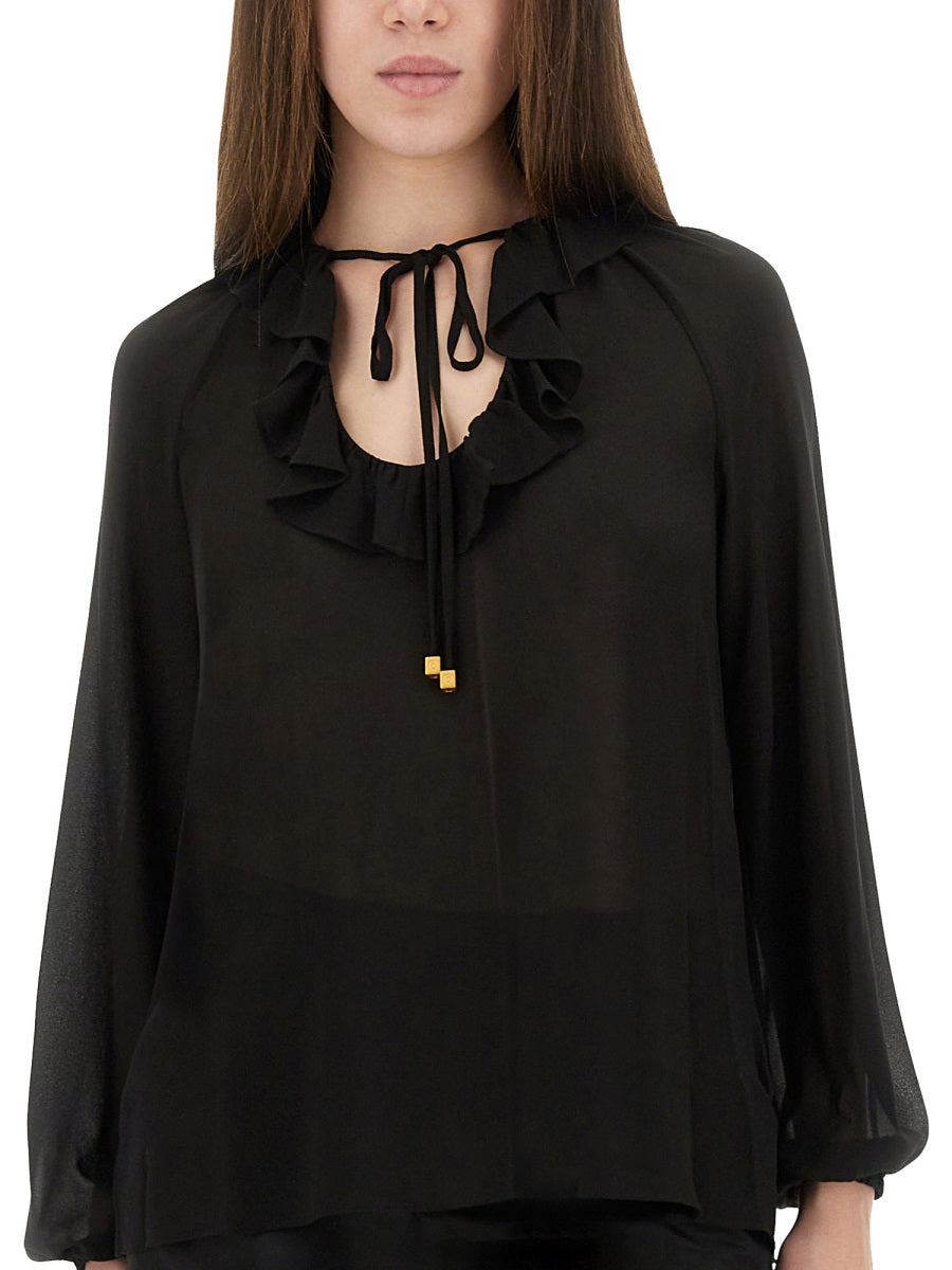RUFFLE BLOUSE