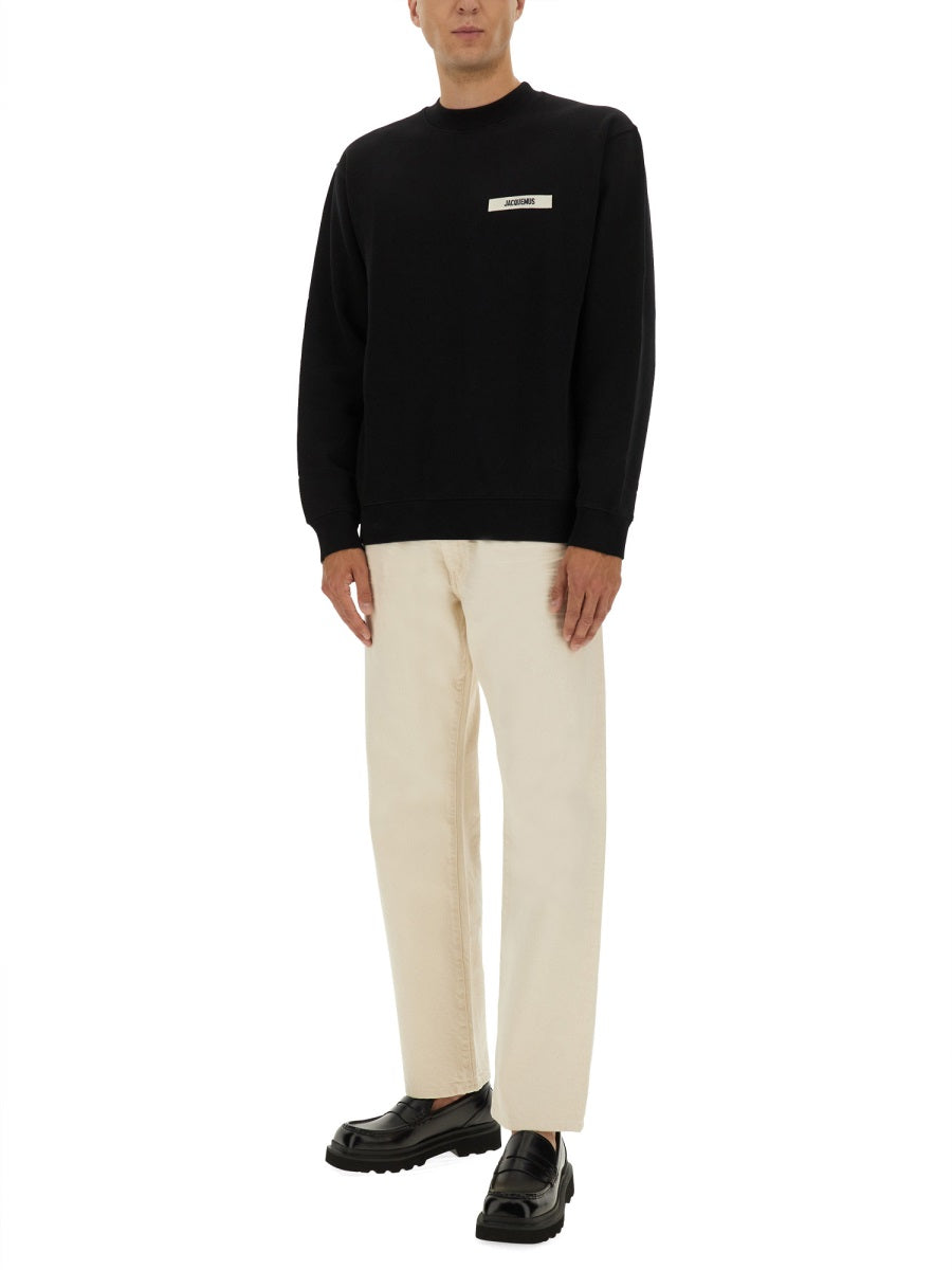 GROSGRAIN LOGO SWEATSHIRT