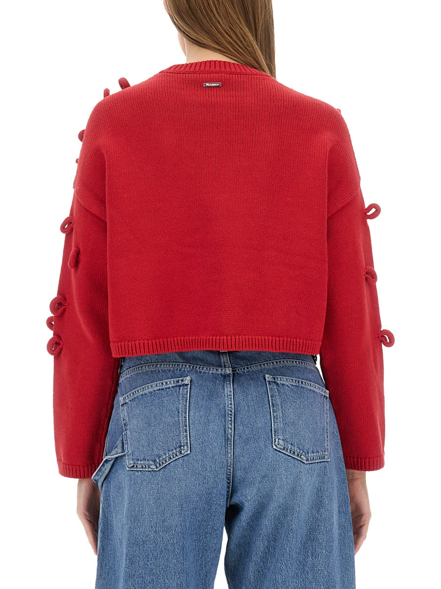 LOOP CROPPED JERSEY