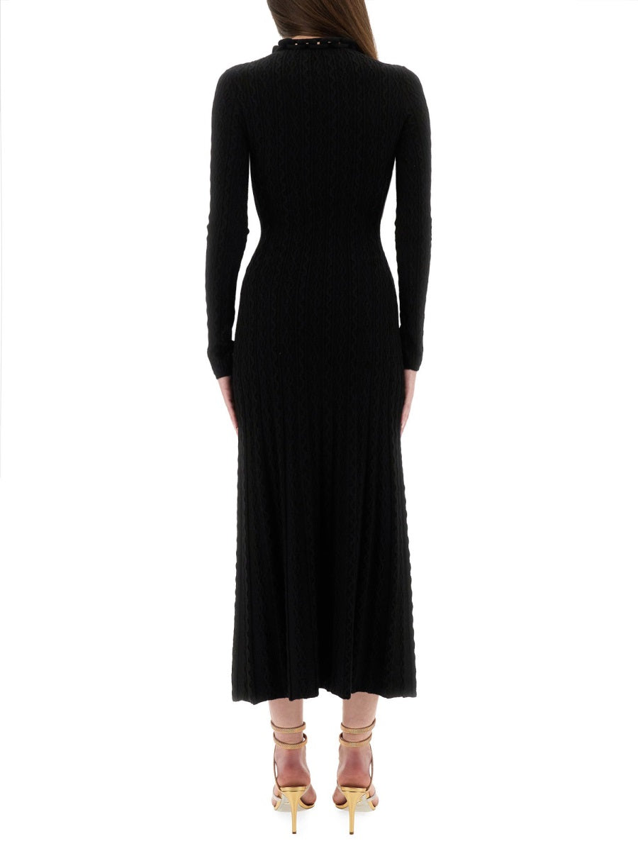 LONG WOOL DRESS