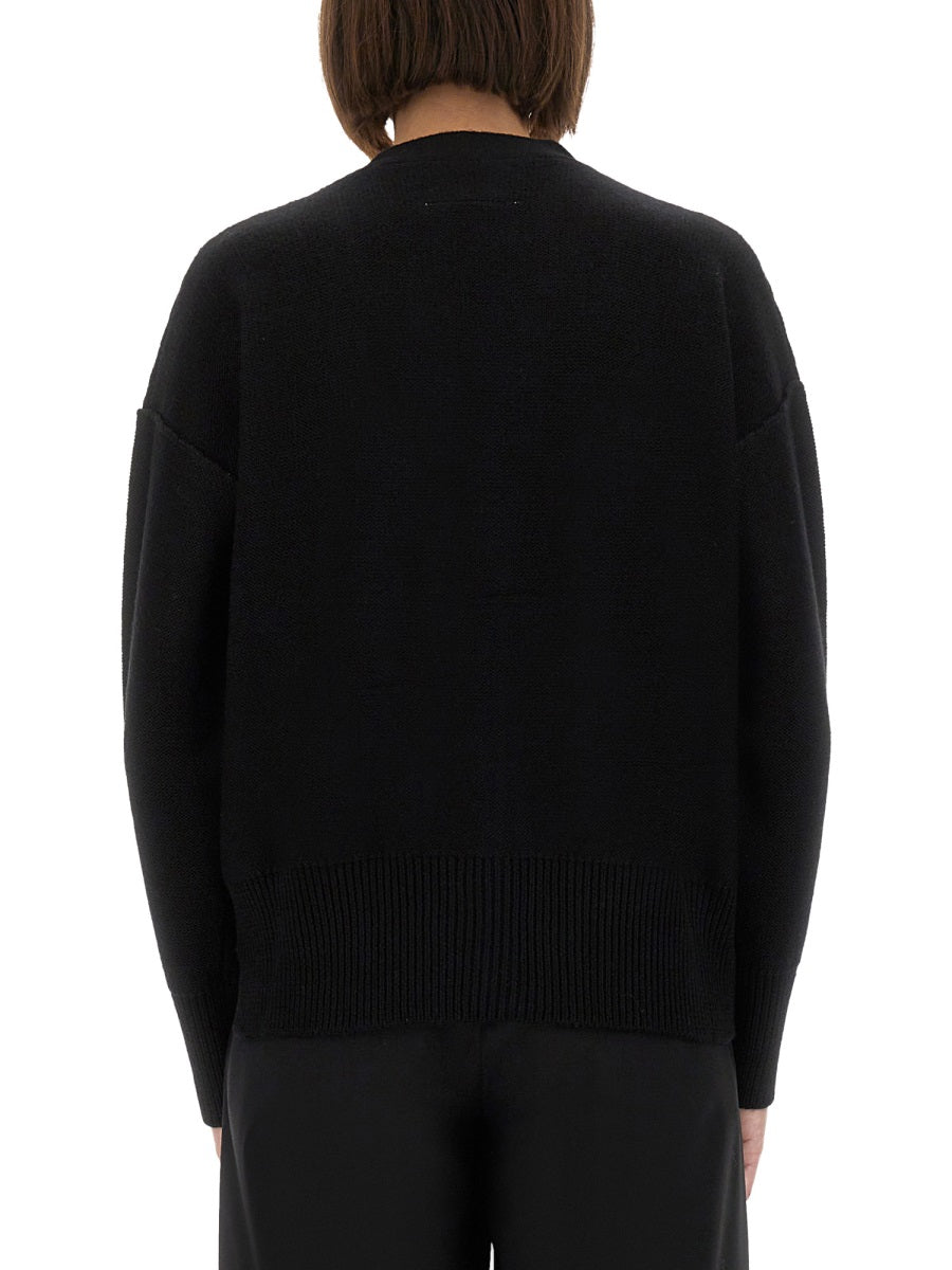 WOOL KNIT CARDIGAN