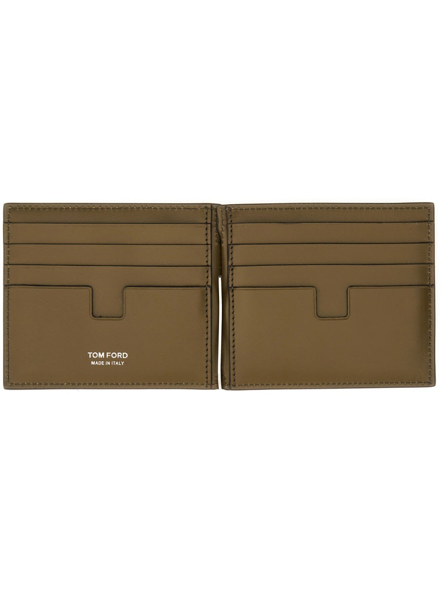 SMALL LEATHER MONEY CLIP WALLET