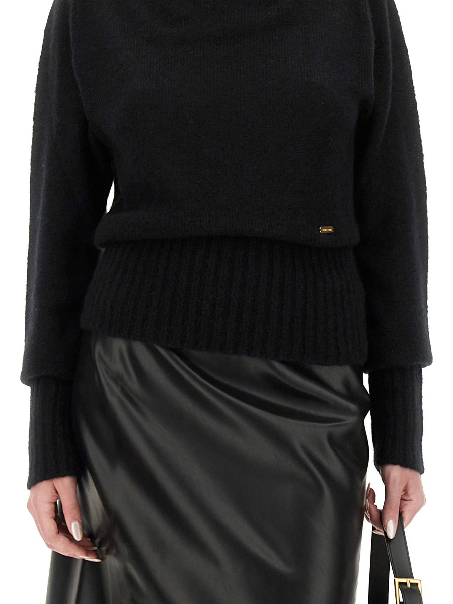 BOAT-NECK SWEATER