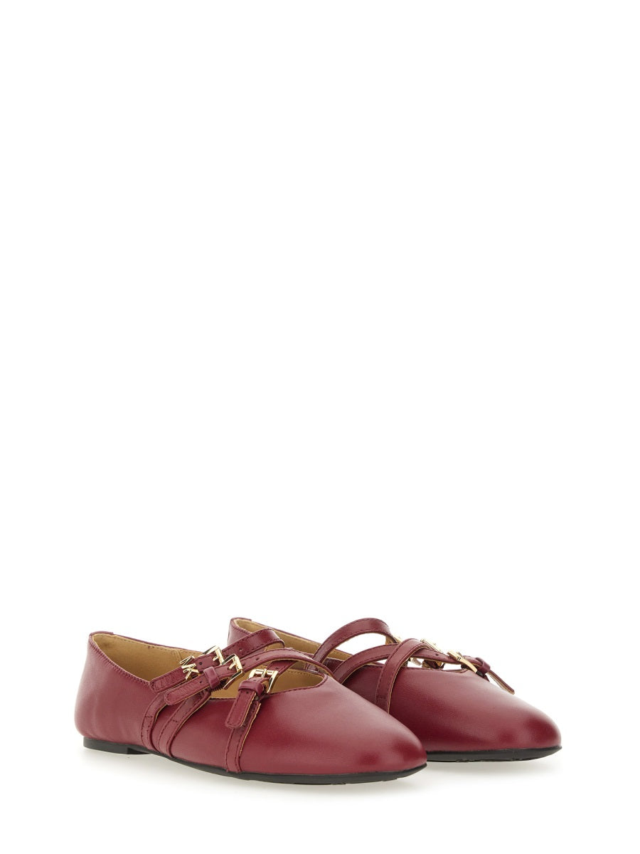 "INDY FLEX" LEATHER BALLERINA