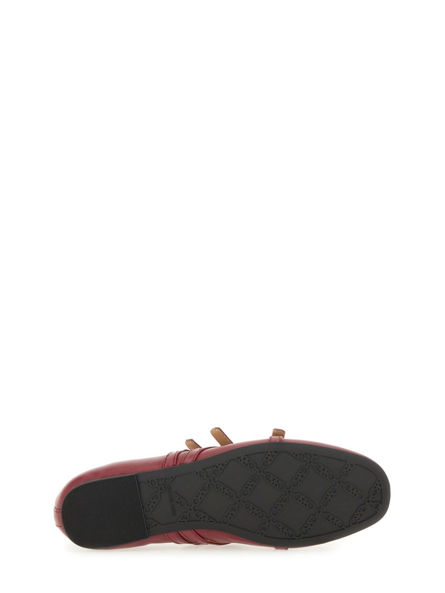 "INDY FLEX" LEATHER BALLERINA
