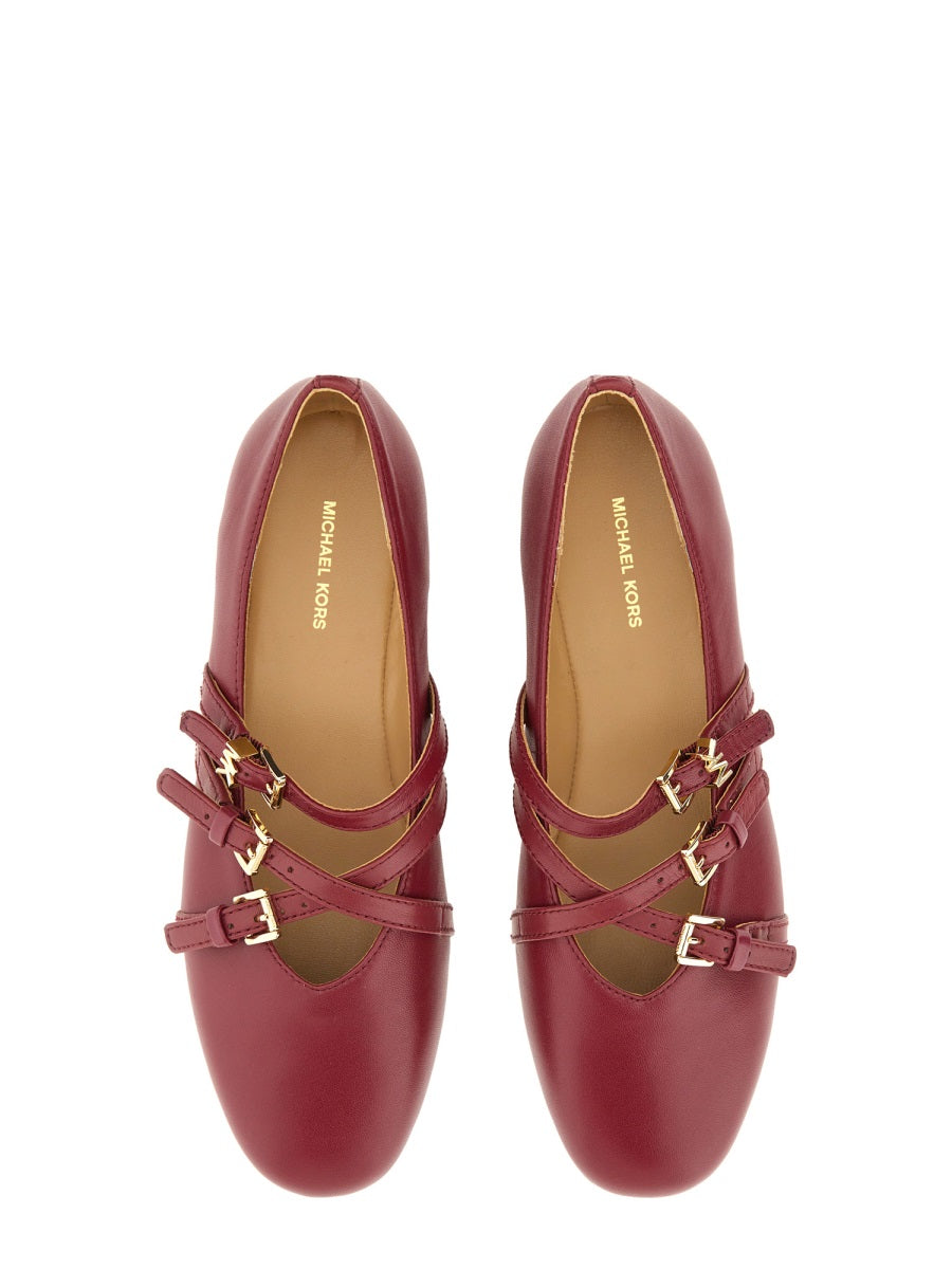 "INDY FLEX" LEATHER BALLERINA