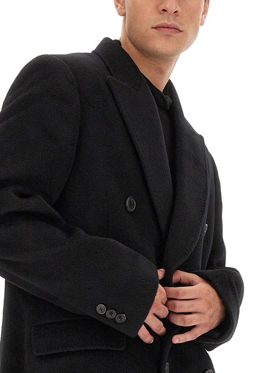 DOUBLE-BREASTED COAT "WHALE"