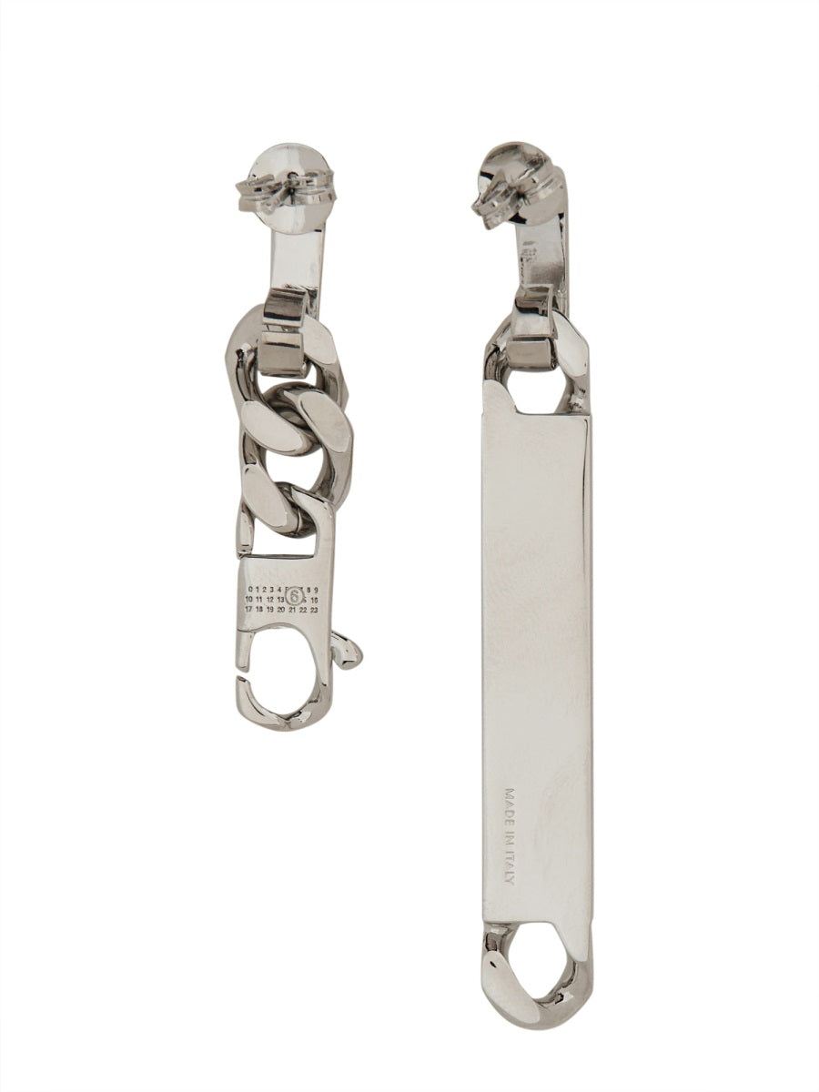MISMATCHED CHAIN EARRINGS