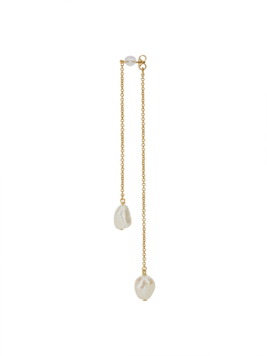 DANGLING EARRINGS WITH PEARLS