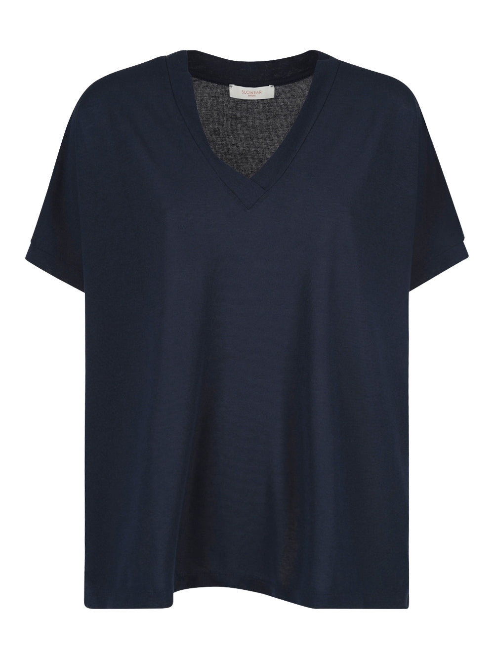 V-NECK COTTON T-SHIRT