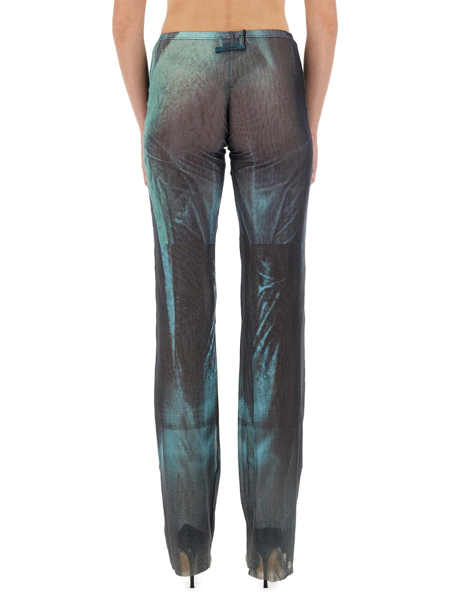 "WATER" MESH PANTS