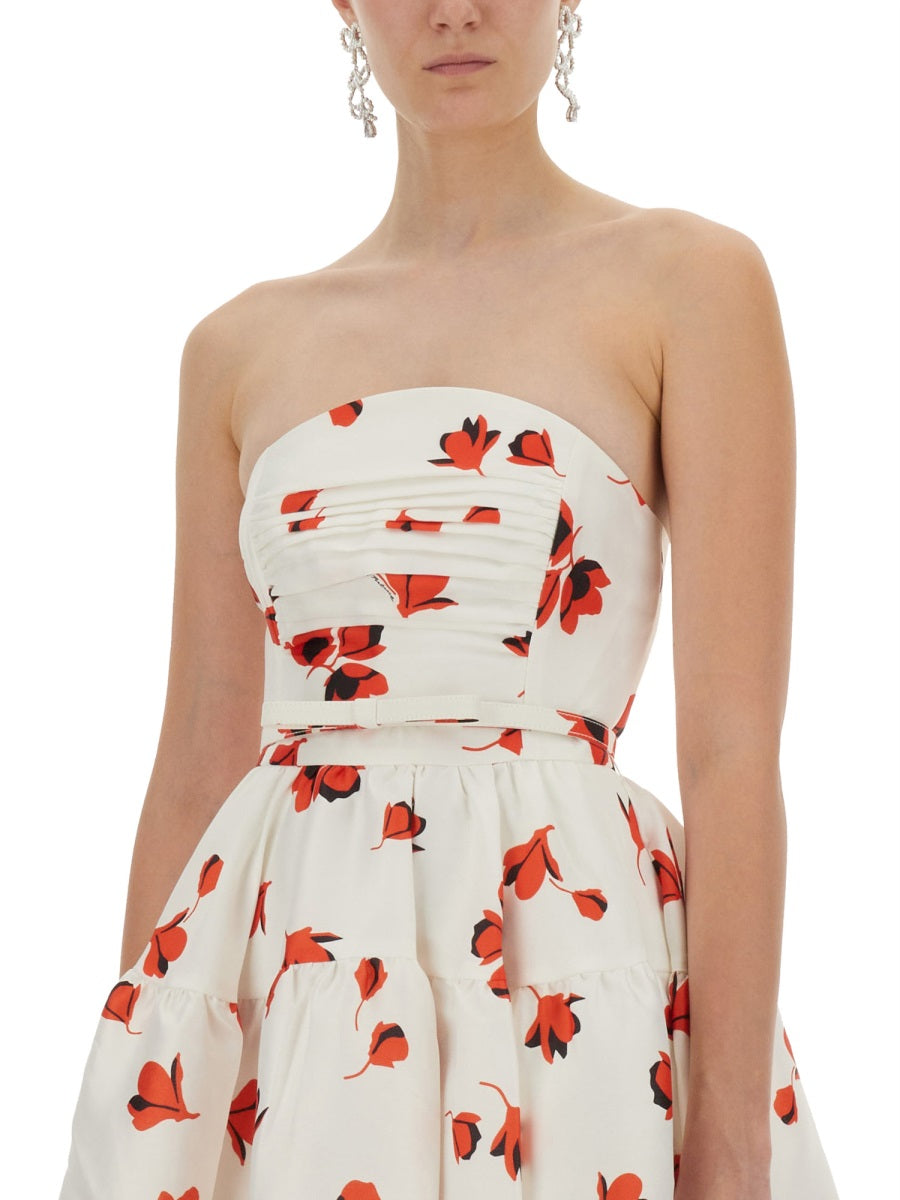 MIDI DRESS WITH FLORAL PRINT