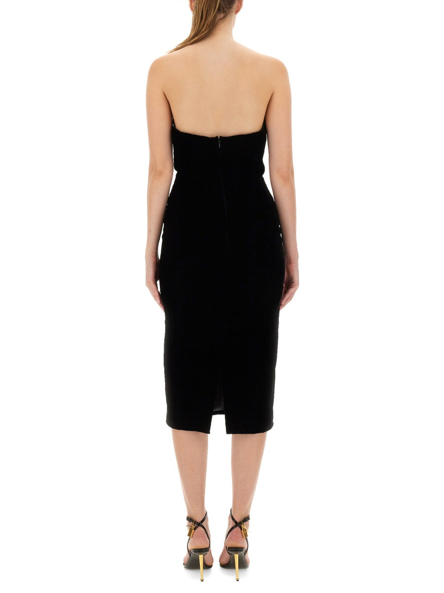 VELVET COCKTAIL DRESS