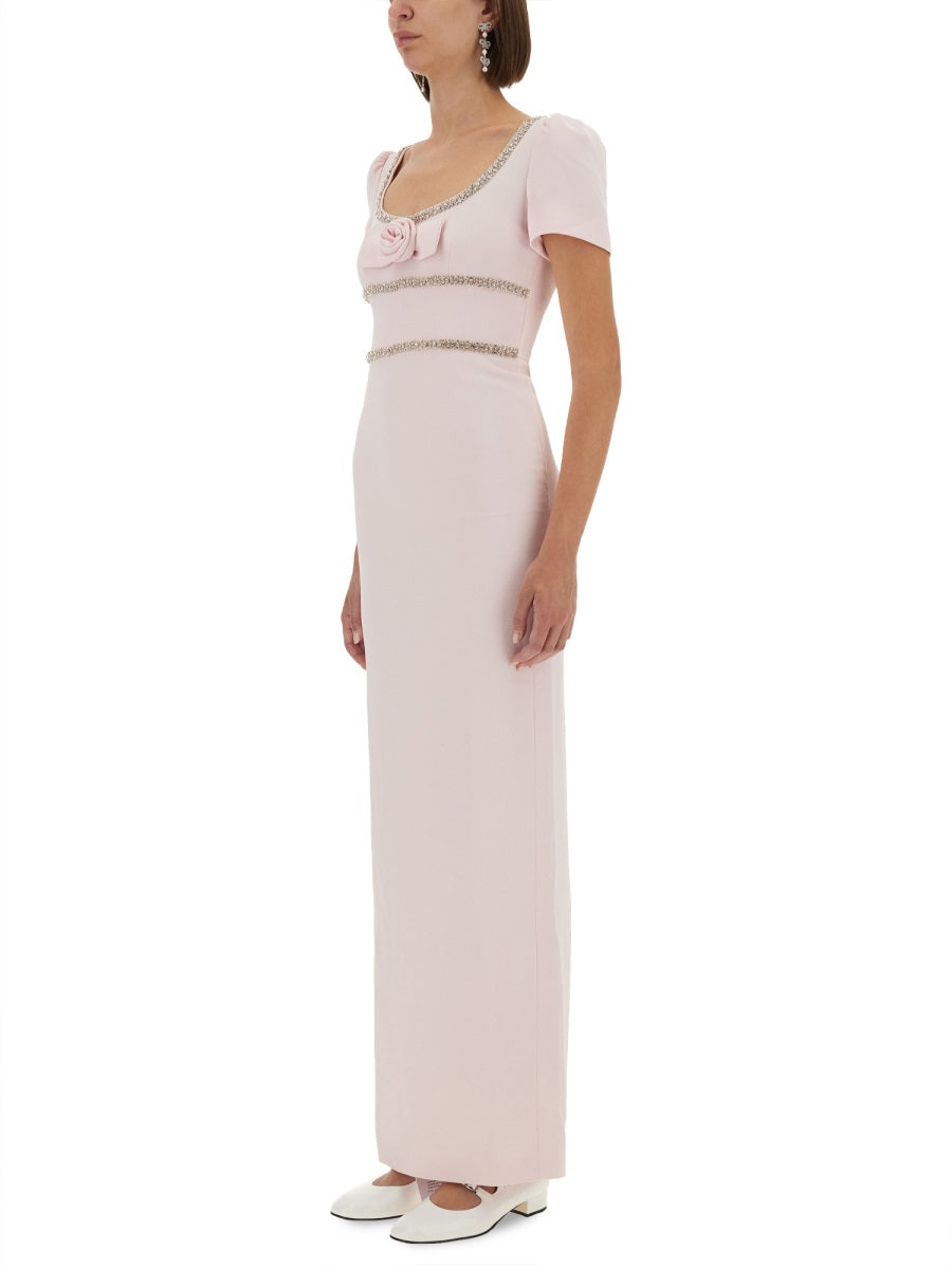 LONG CREPE DRESS