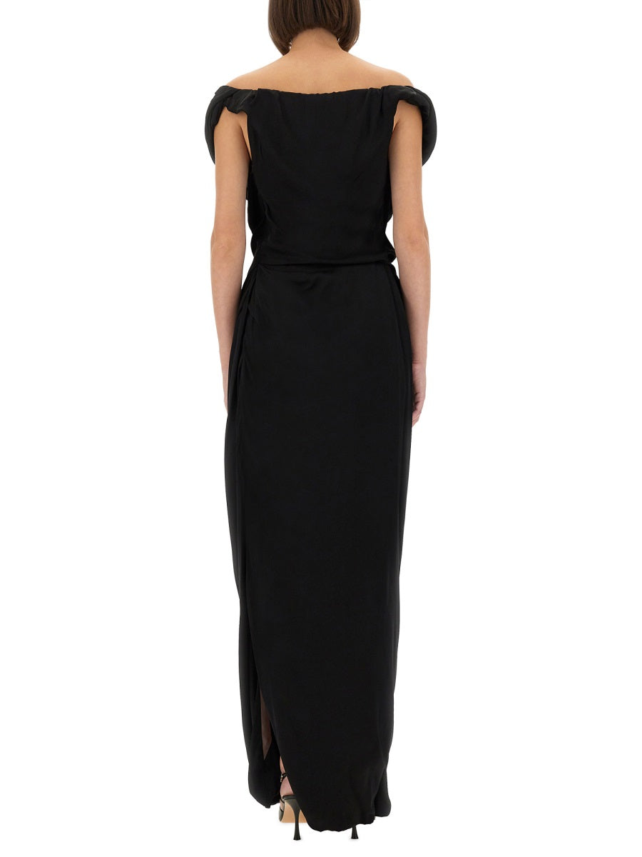 "GINNIE AMBER" LONG DRESS