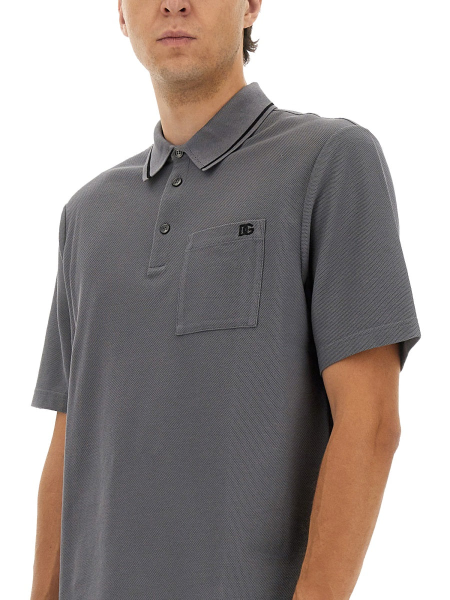 COTTON PIQUE POLO