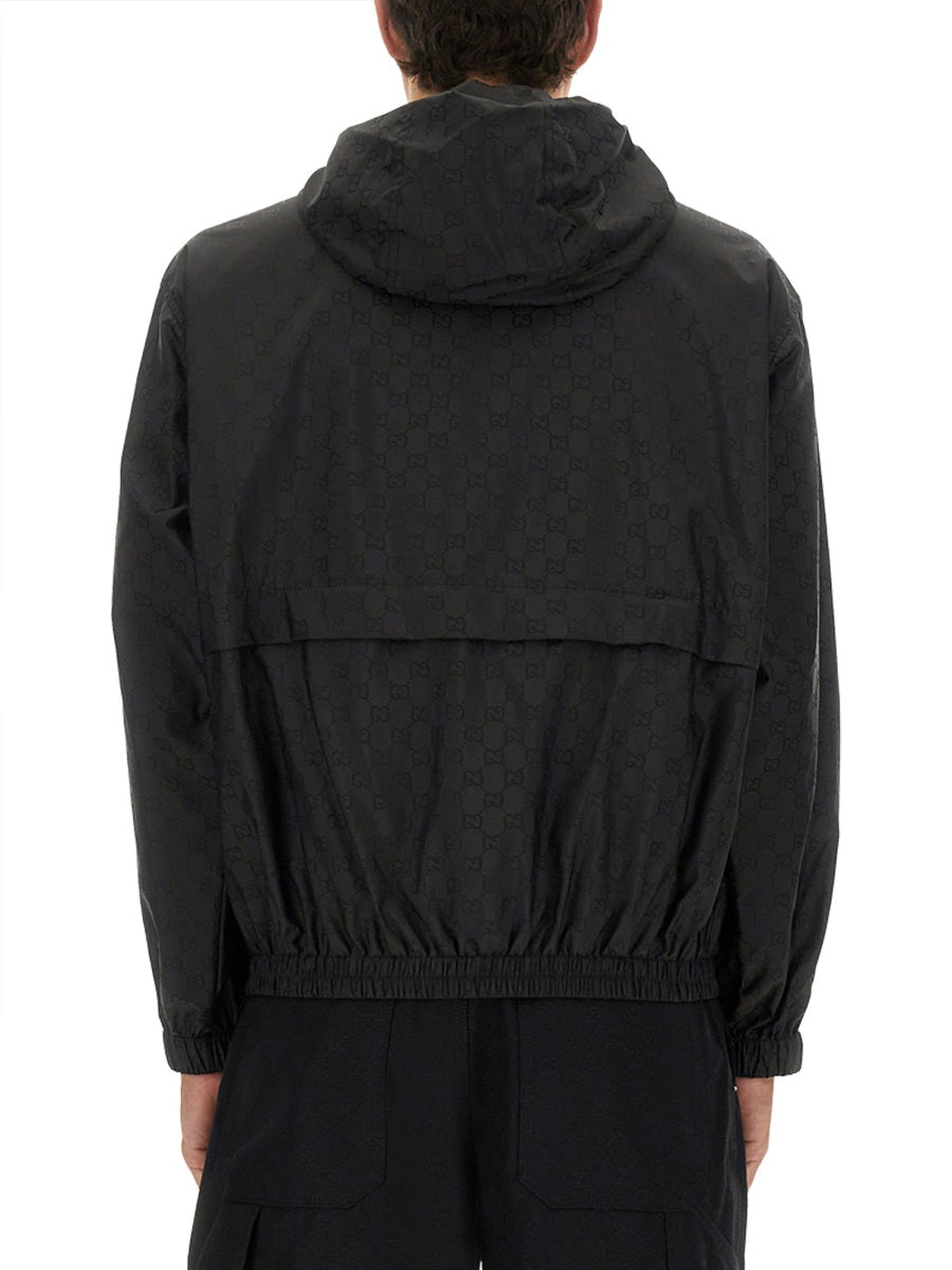 GG JACQUARD NYLON JACKET