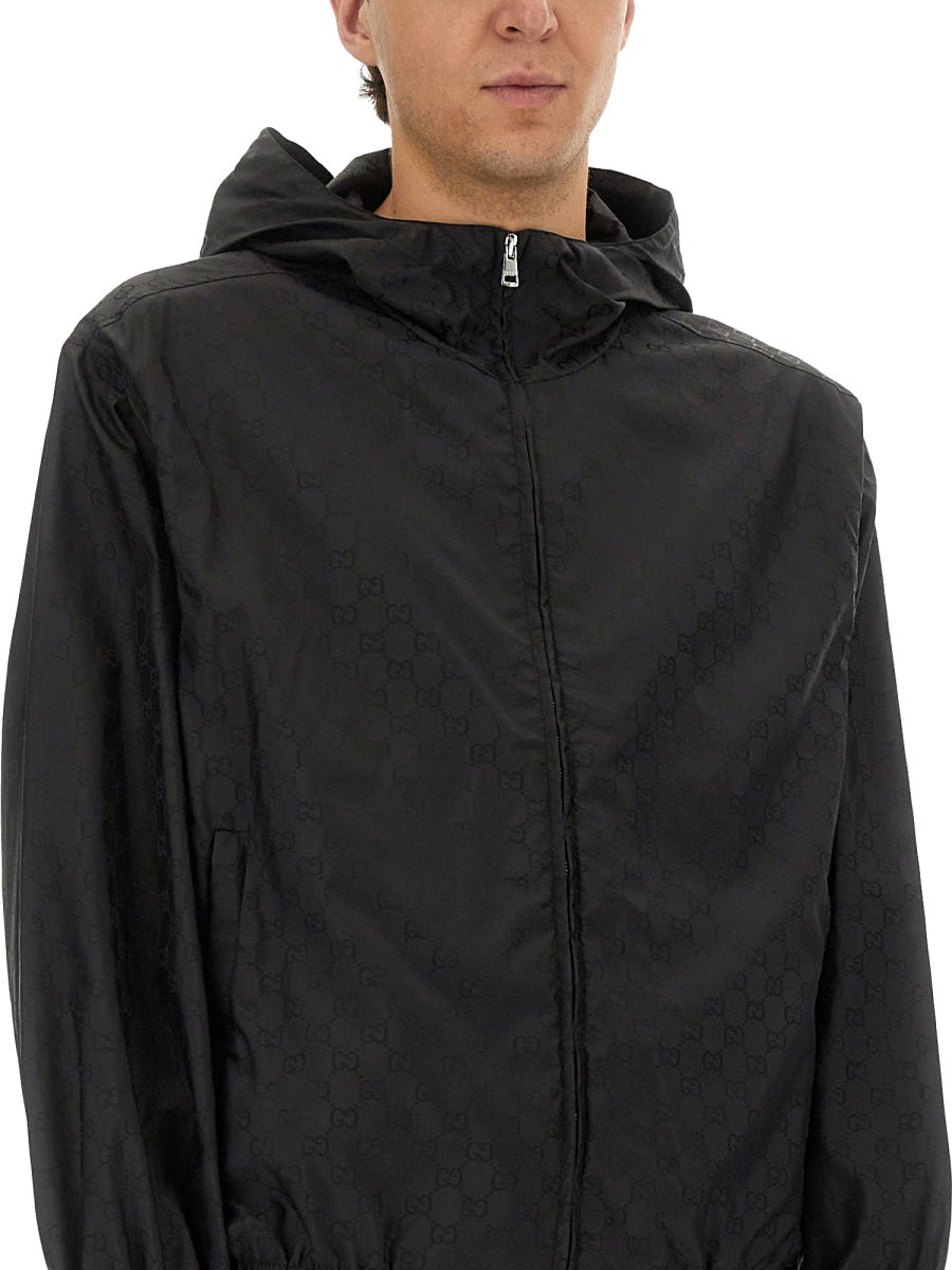 GG JACQUARD NYLON JACKET