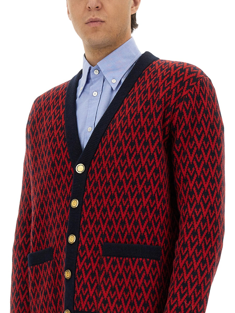 CARDIGAN WITH "TOUTE LA V" PATTERN