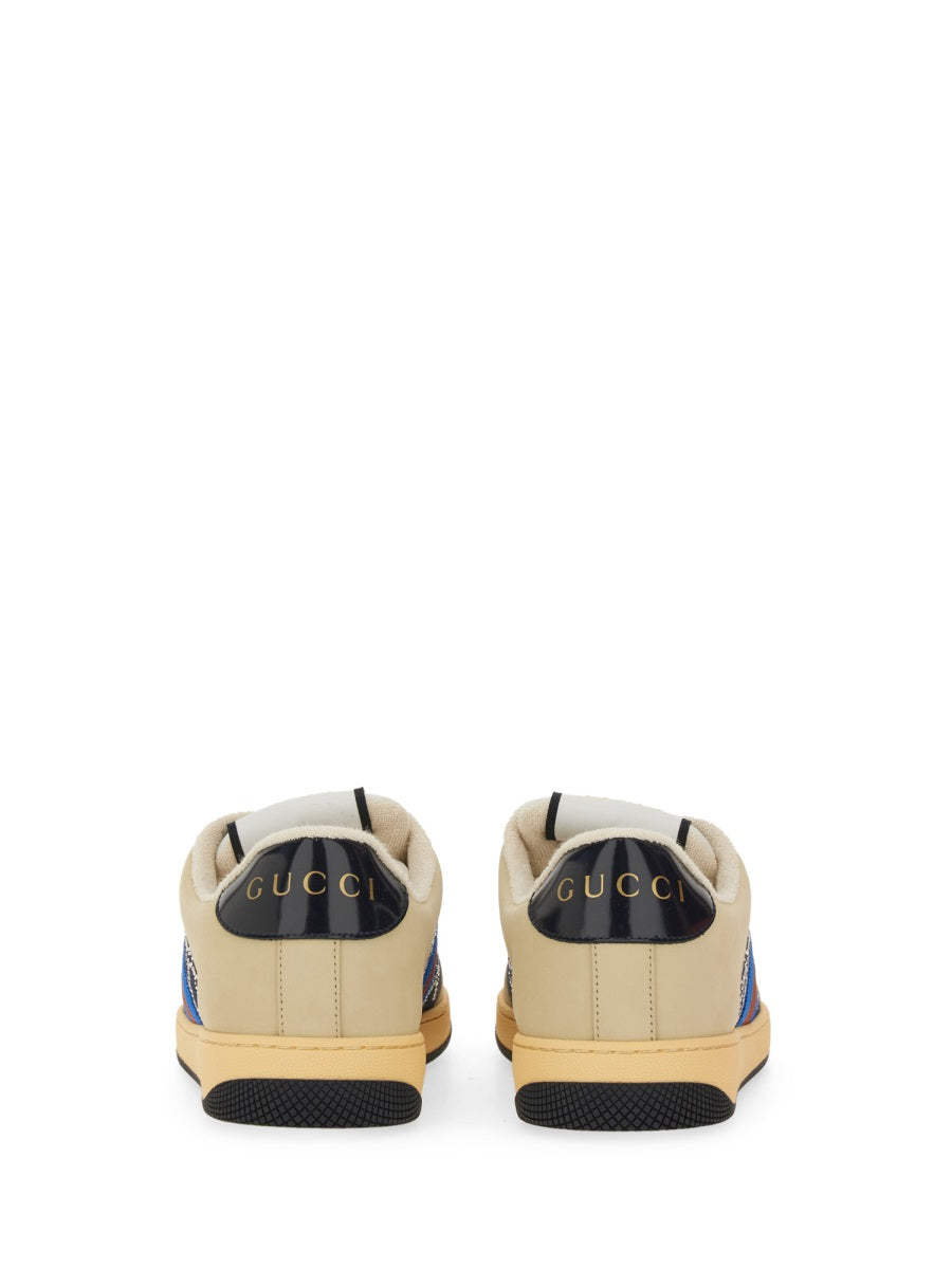 WOMEN'S "SCREENER" SNEAKER WITH CRYSTALS GG