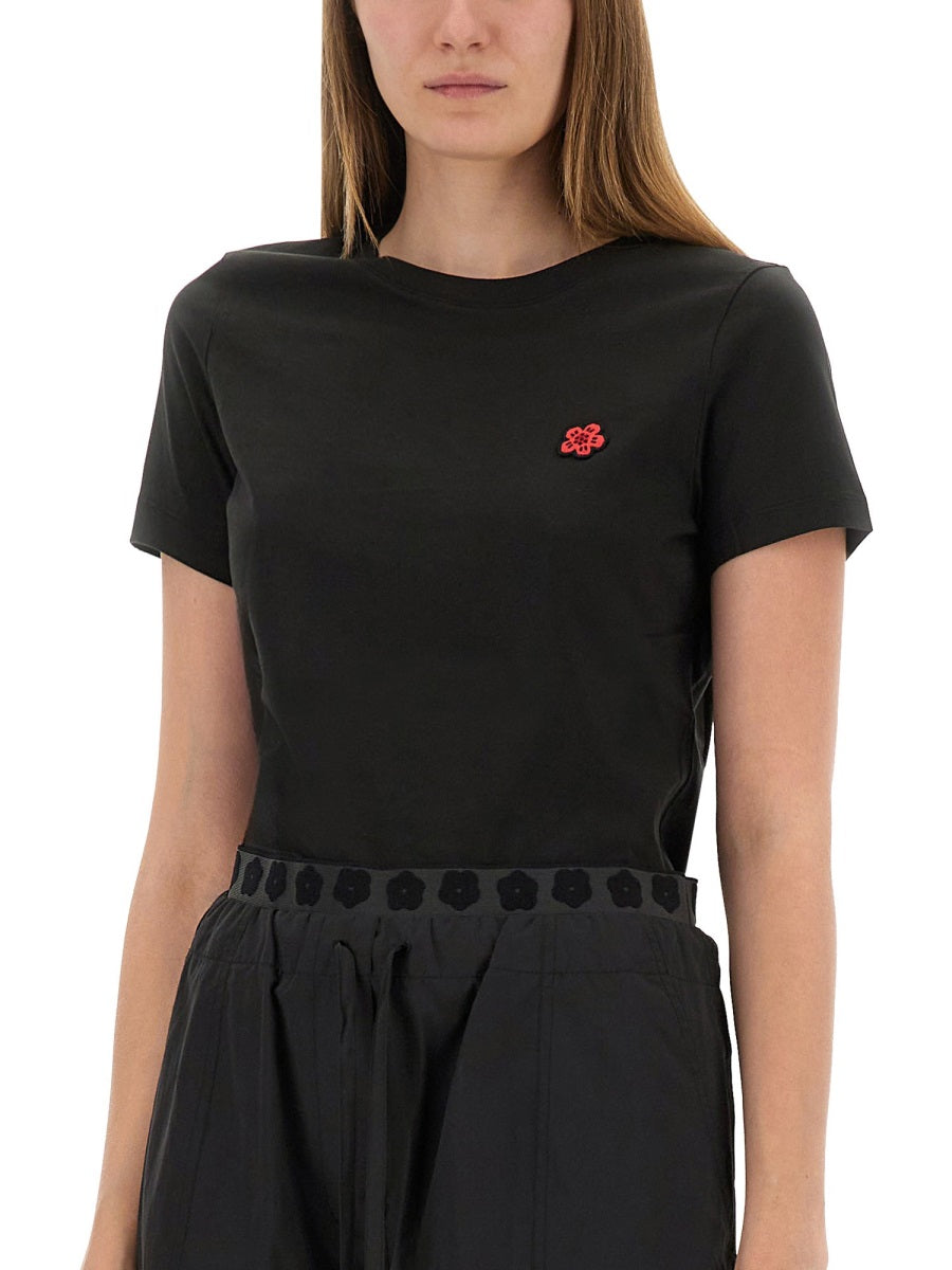 "BOKE FLOWER" COTTON T-SHIRT