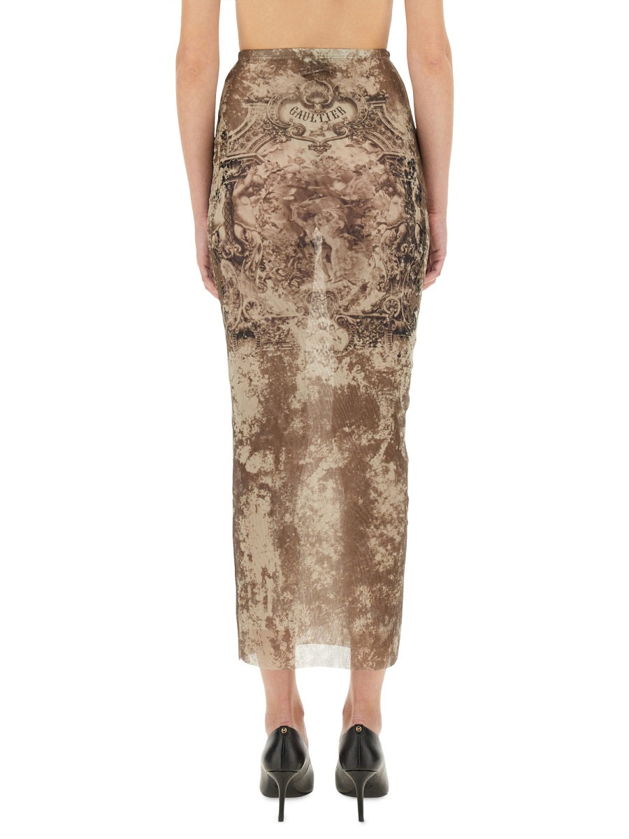 LONG "MÉDAILLON" SKIRT