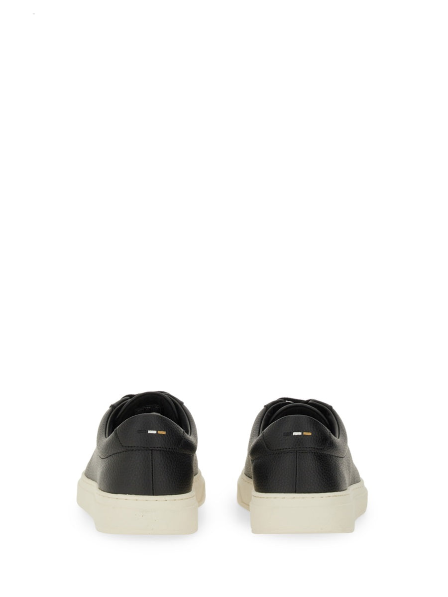GRAINED LEATHER SNEAKER