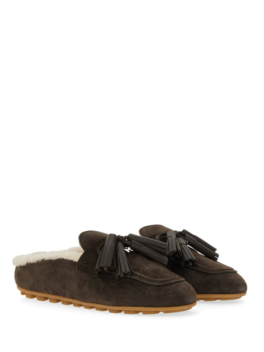 SUEDE SLIPPER LOAFER
