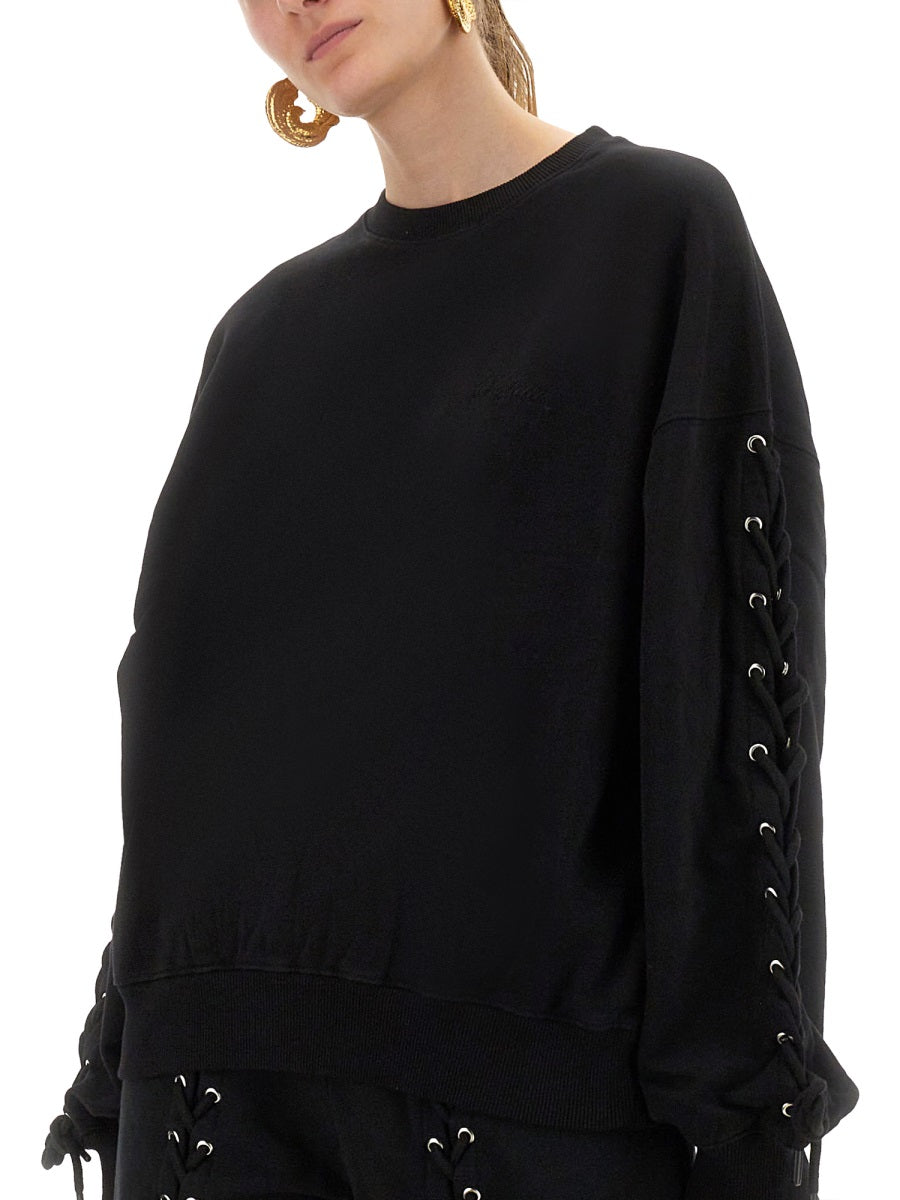 SWEATSHIRT WITH LACES