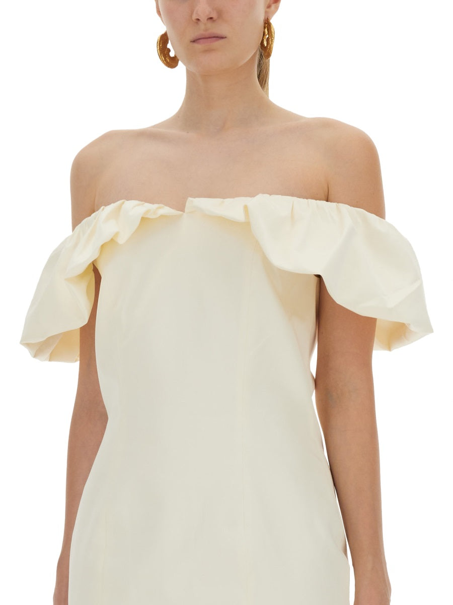 MINI DRESS WITH BARE SHOULDERS