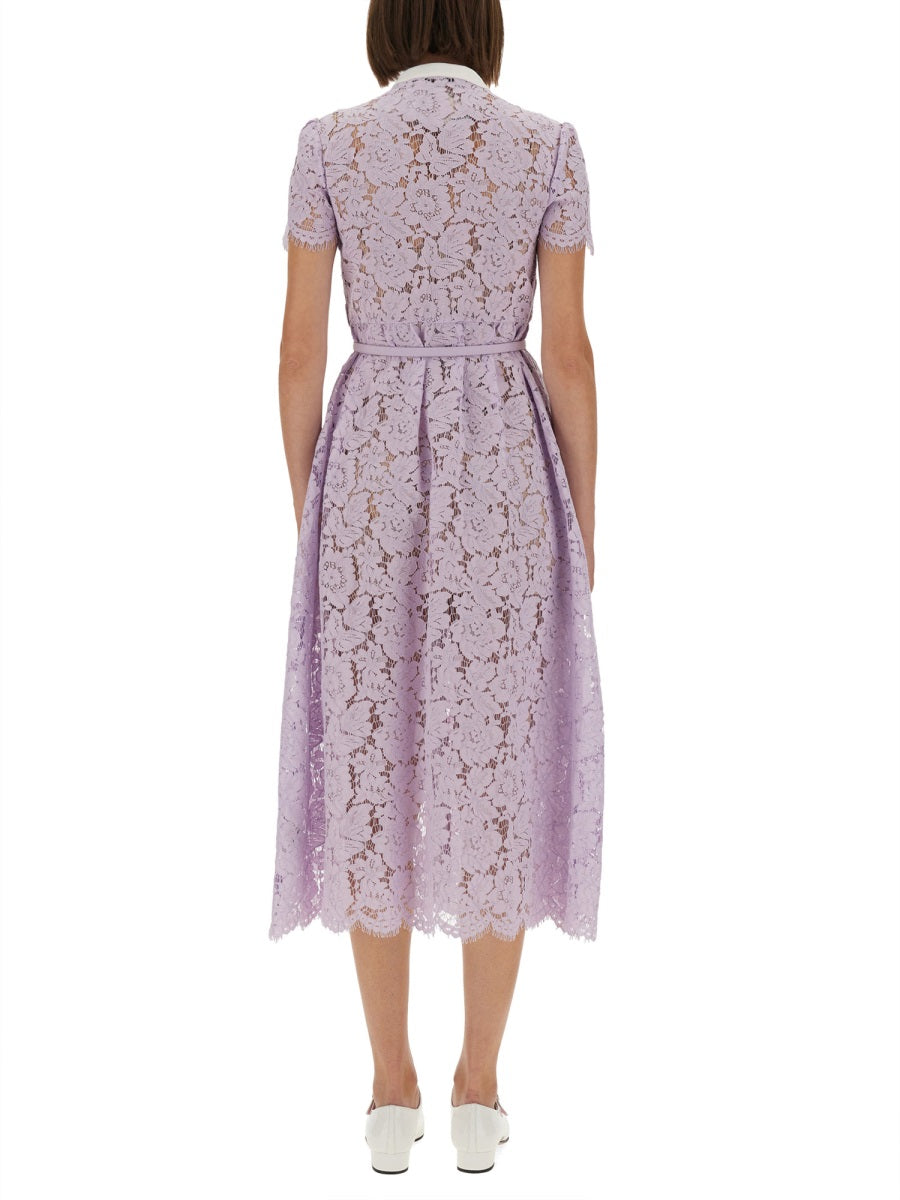 LACE MIDI DRESS