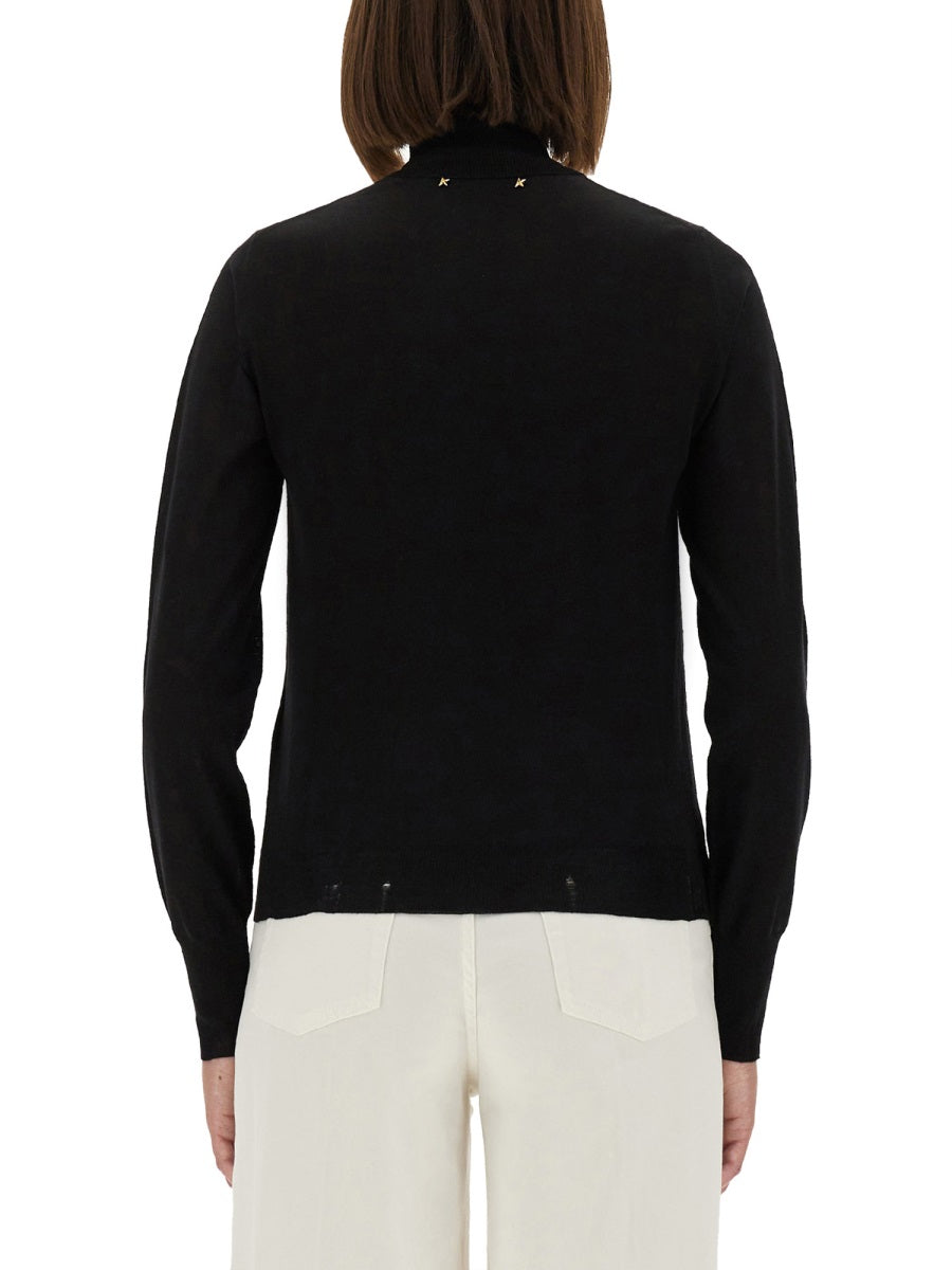 WORN EFFECT WOOL SWEATER