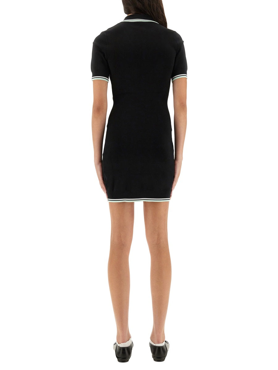 VISCOSE POLO SHIRT DRESS