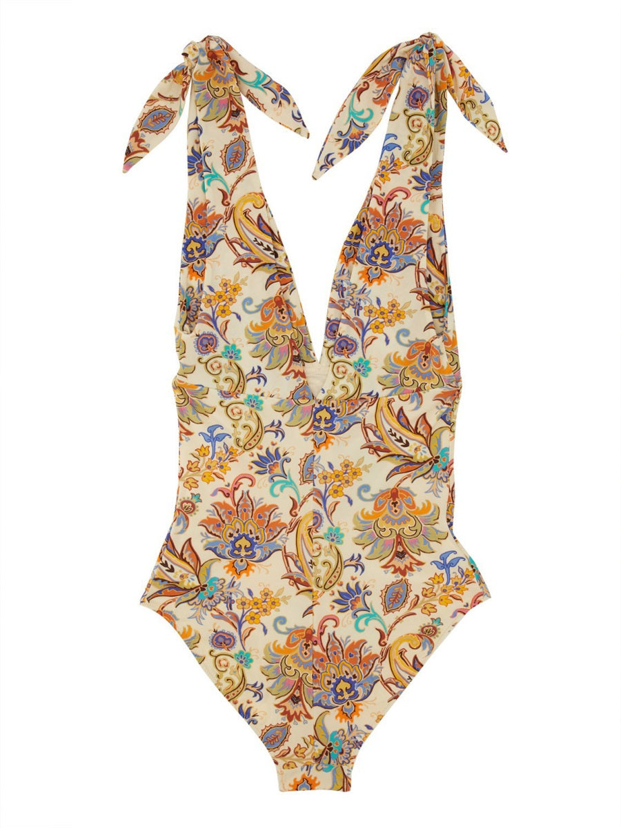PRINTED ONE-PIECE SWIMSUIT
