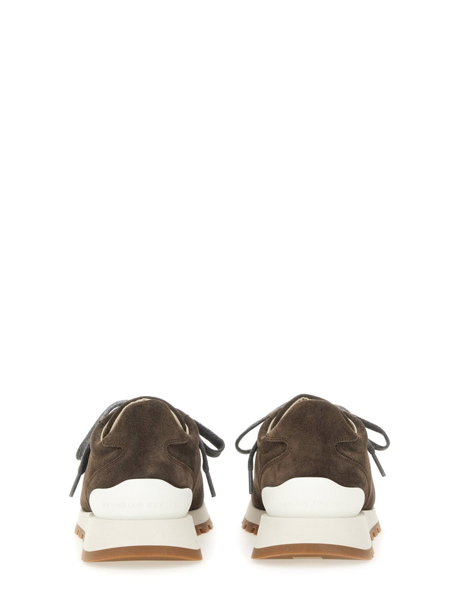 SUEDE RUNNING SNEAKER