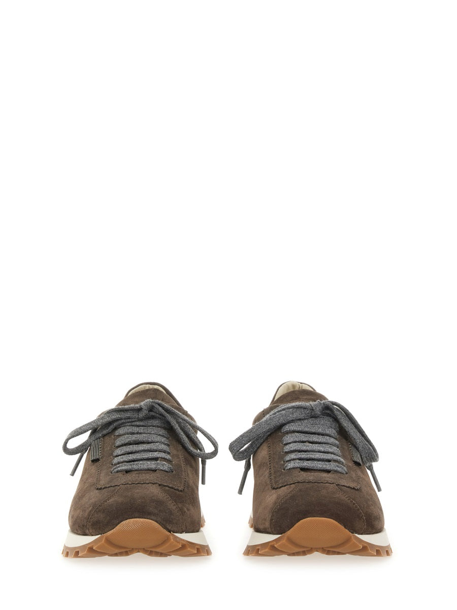SUEDE RUNNING SNEAKER