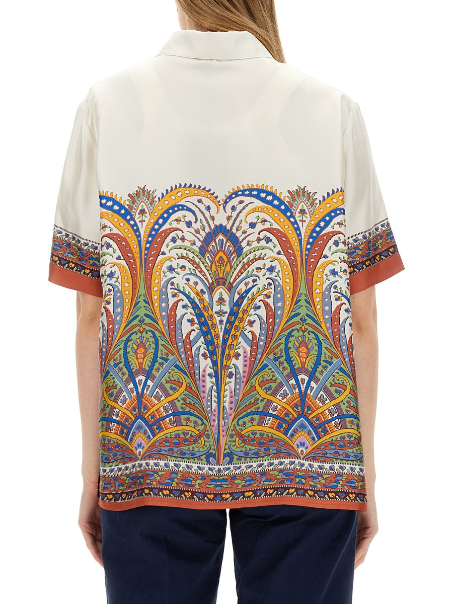PRINTED SILK SHIRT