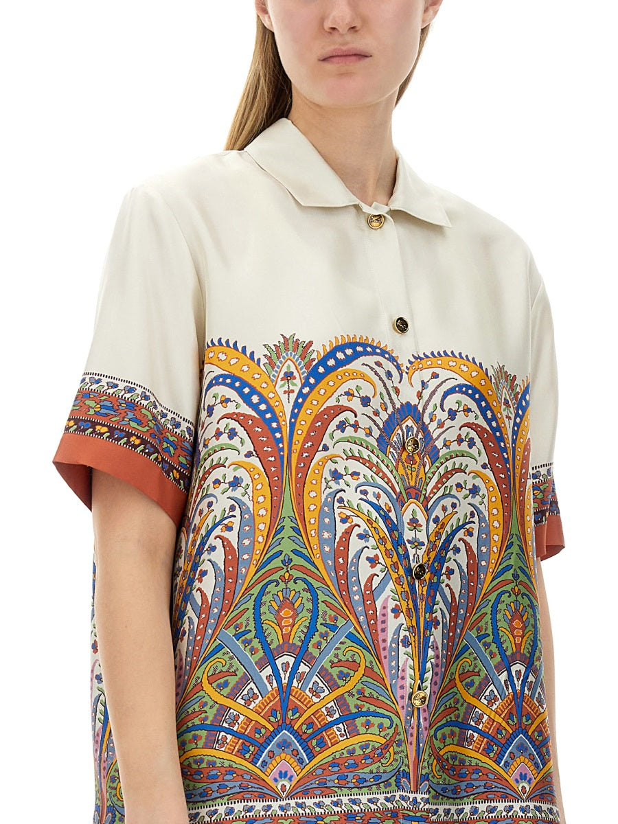 PRINTED SILK SHIRT