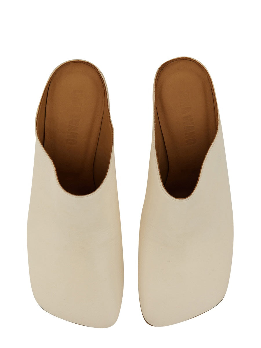 LEATHER MULE.