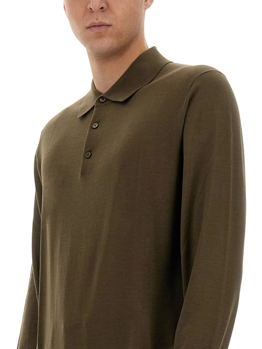 WOOL POLO SHIRT