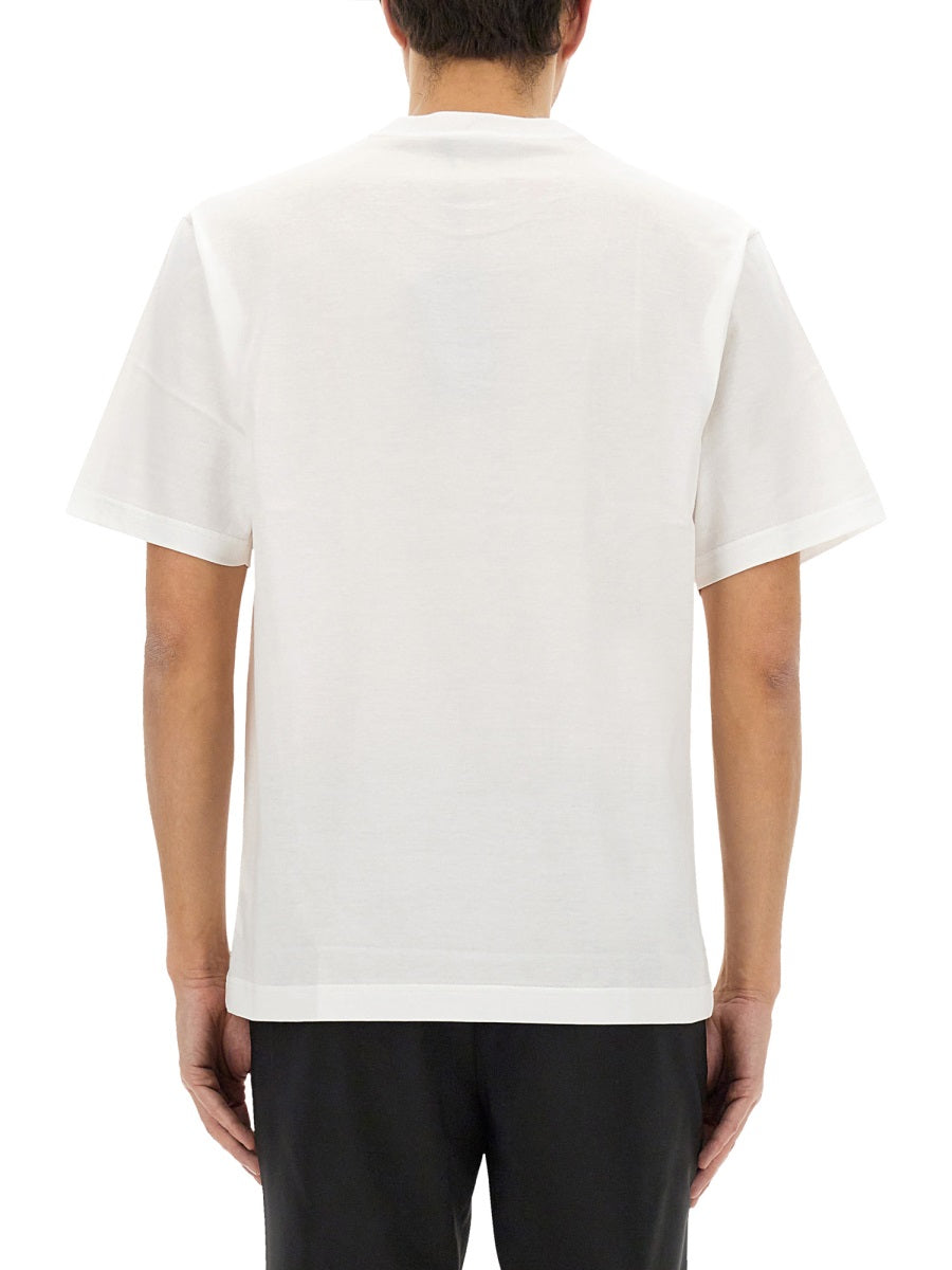 COTTON T-SHIRT WITH "ITALIAN HOLIDAY" PRINT