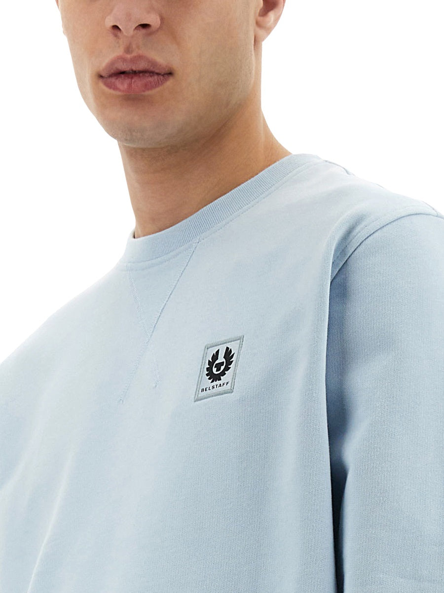 SWEATSHIRT WITH LOGO PATCH