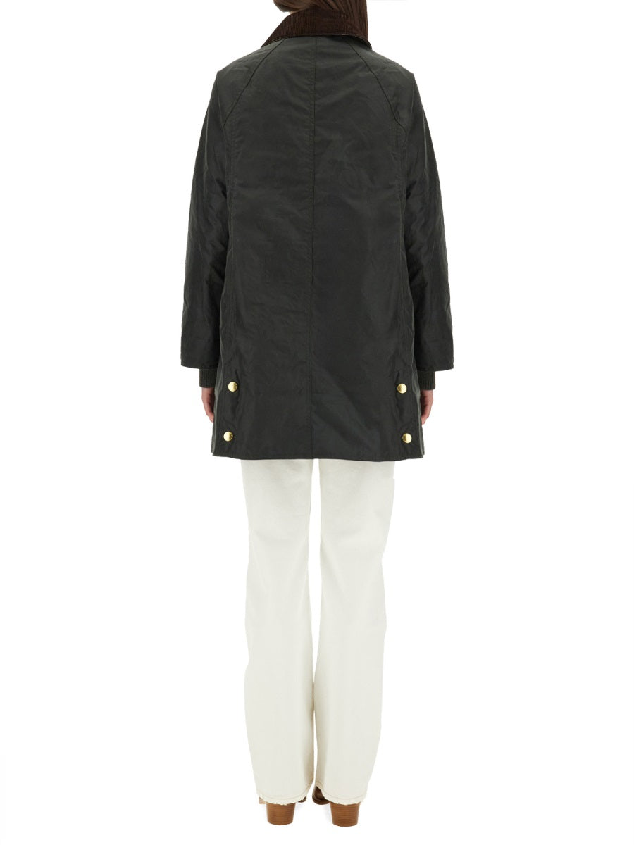GIACCA LUNGA CERATA "BEADNELL"