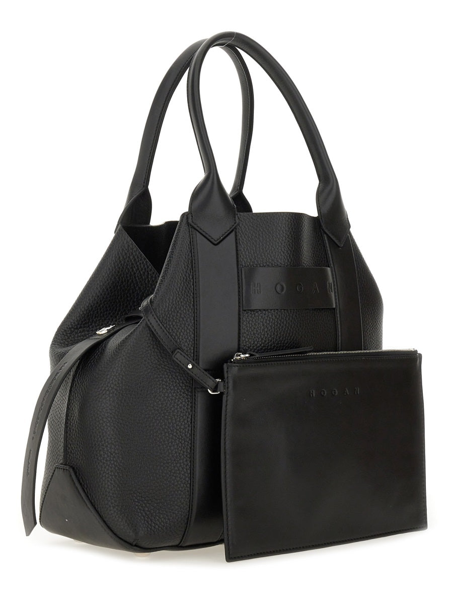 "SCRIPT" SHOPPING BAG