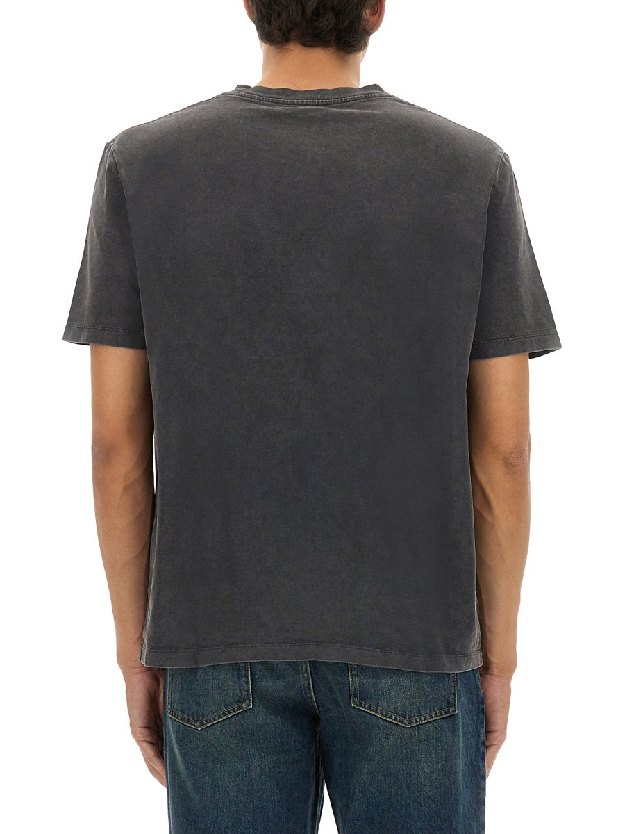 T-SHIRT WITH LOGO EMBROIDERY