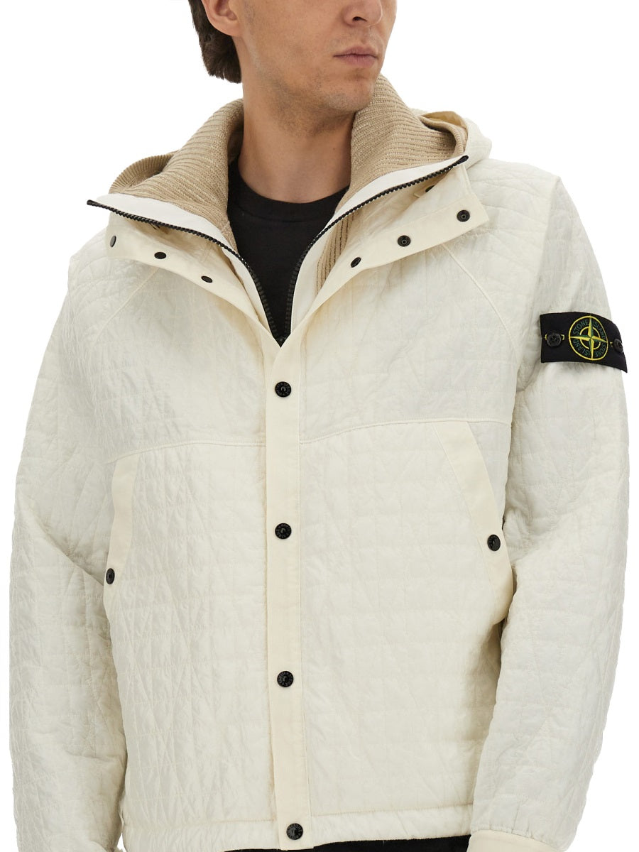 "CRINKLE REPS NY QUILTED TC" JACKET