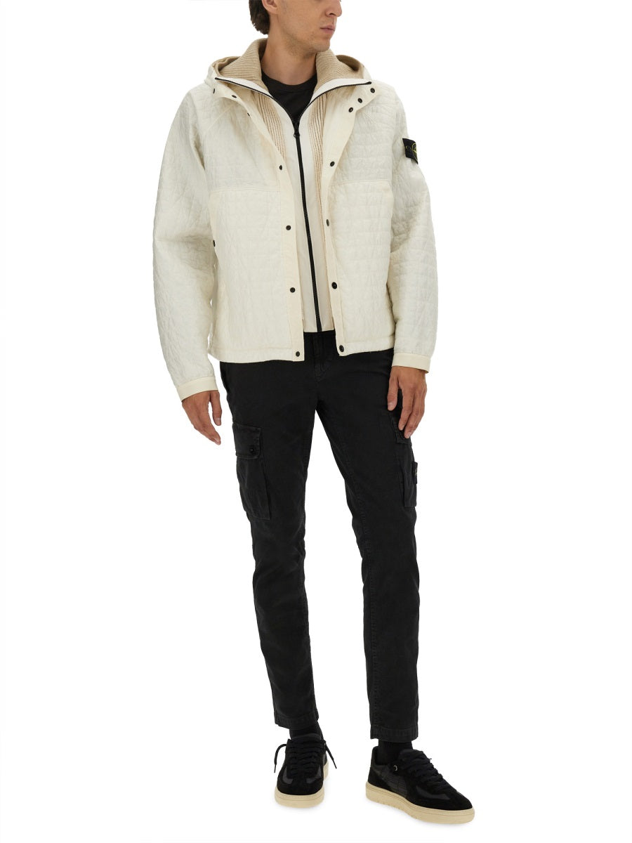 "CRINKLE REPS NY QUILTED TC" JACKET