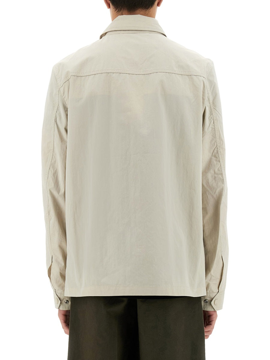 ZIPPERED SHIRT JACKET