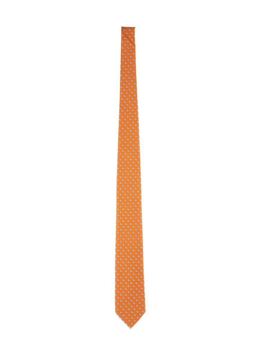 SEAL PRINT TIE