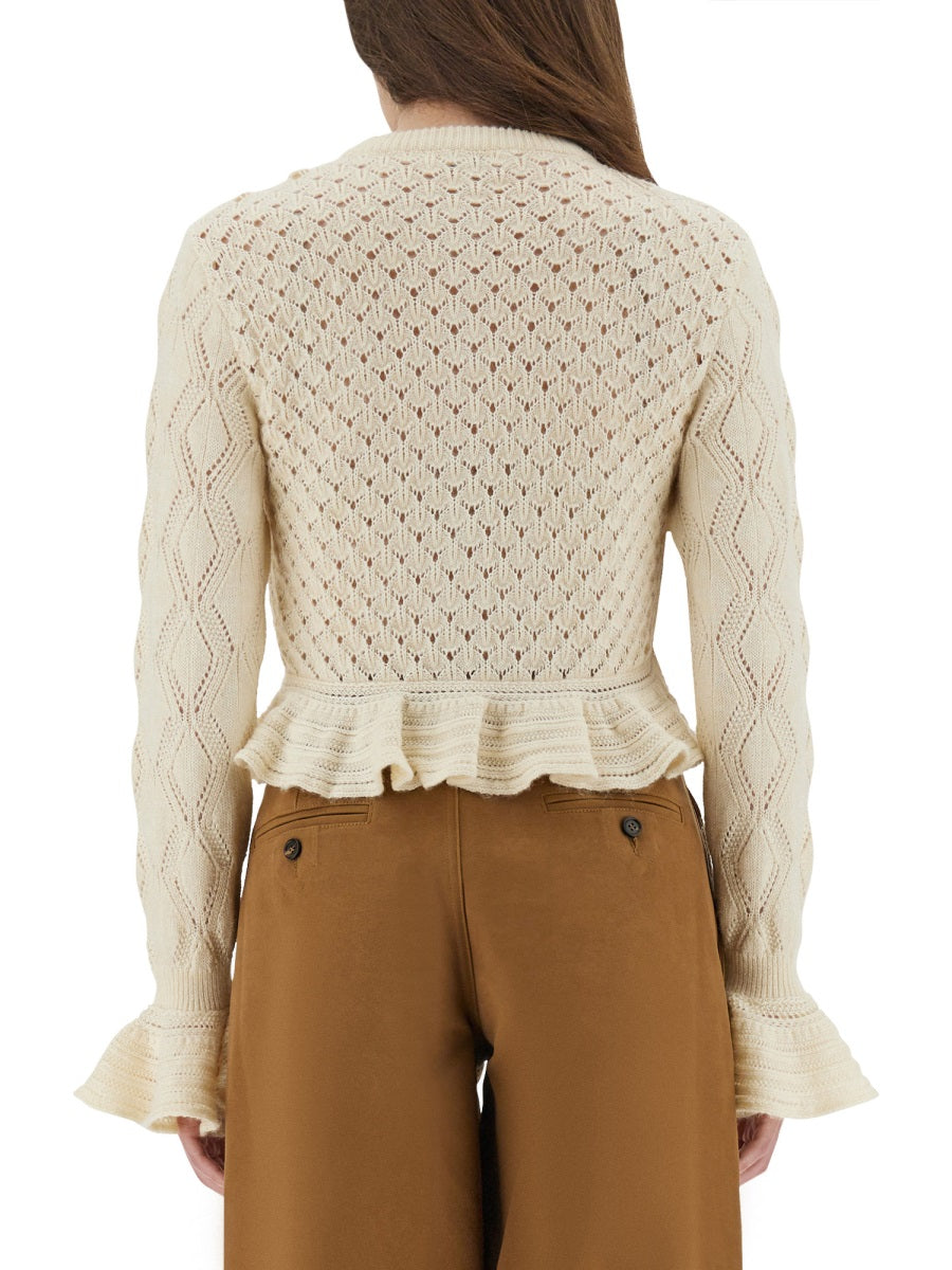 CROCHET KNIT CARDIGAN